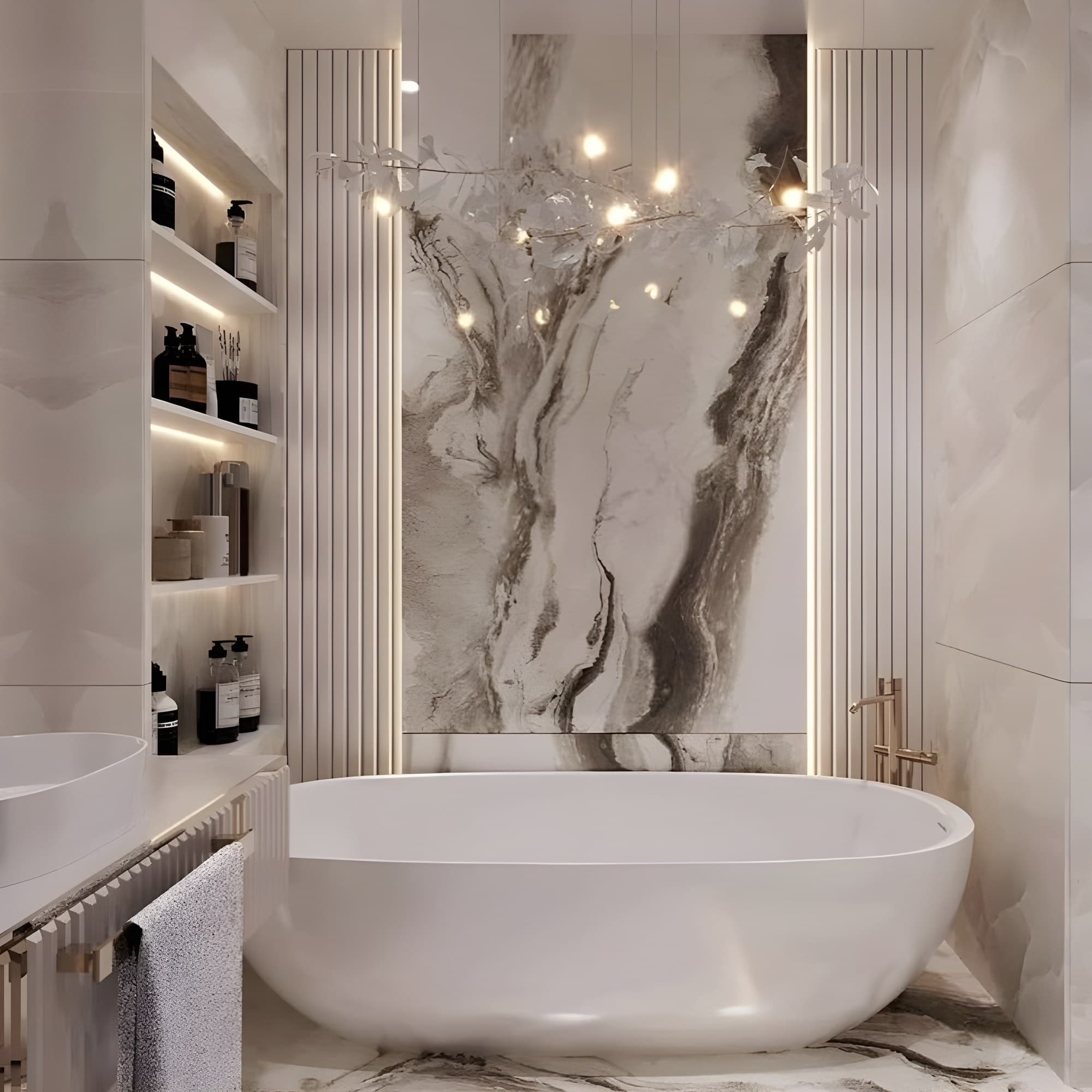 A bathroom remodel with quiet luxury